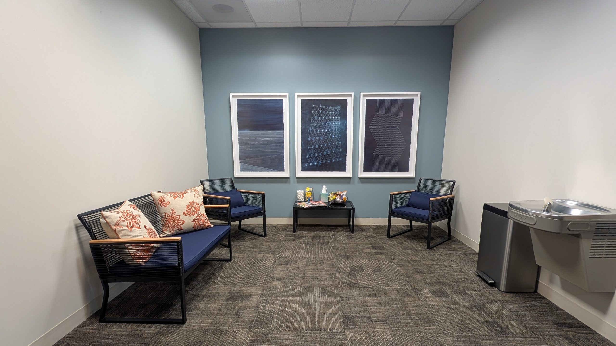 Charter Research Chicago guest waiting area